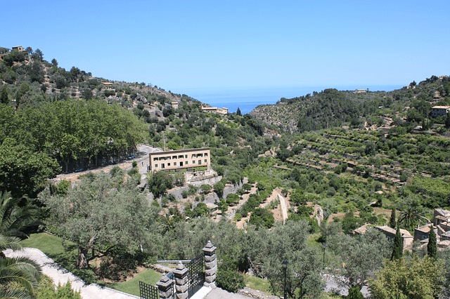 Deia, view over